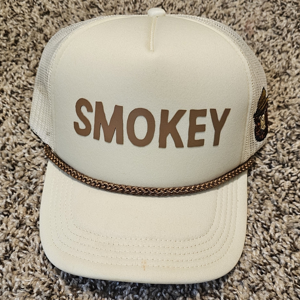 Buckle Cream and Brown 'Smokey' Trucker Hat